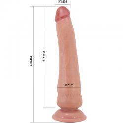 Pretty love - tiemeyer dildo realístico 25 cm modelo 2 natural