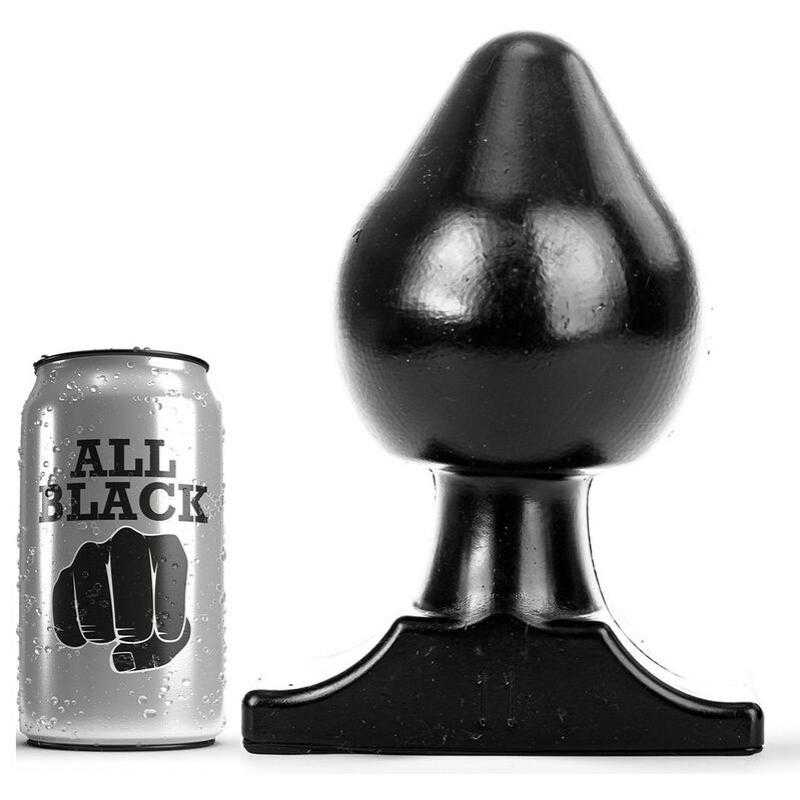 All black anal plug 19cm