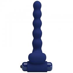 Pretty love - ajmal anillo vibrador con plug azul