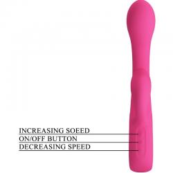 Pretty love - fritz vibrador rabbit 12 vibraciones rosa