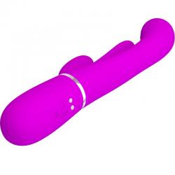 Pretty love - shania triple vibrador rabbit multifunción rosa