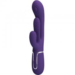 Pretty love - shania triple vibrador rabbit multifunción morado