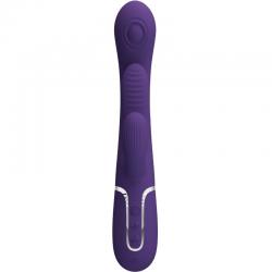 Pretty love - shania triple vibrador rabbit multifunción morado