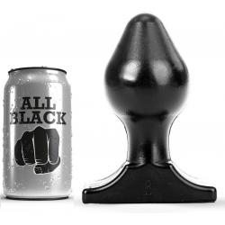 All black anal plug 16x8cm