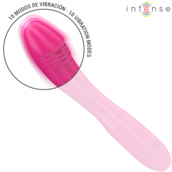 Intense - belinda vibrador 19 cm flexible 10 vibraciones rosa