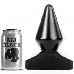 All black anal plug 18,5cm