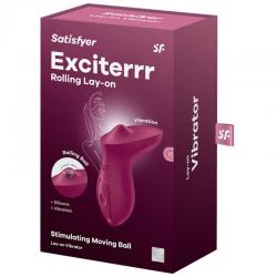 Satisfyer - exciterrr vibrador lay-on clítoris berry