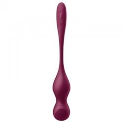 Satisfyer - love birds vary bolas vibradores app gratuita rojo vino