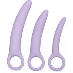 Dr laura berman alena set de 3 dilatador vaginal silicona