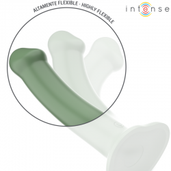 Intense - becca vibrador con ventosa 10 vibraciones verde control remoto