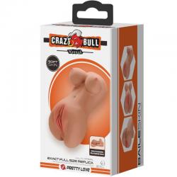 Crazy bull - hannah masturbador doble vagina & ano realístico mulato