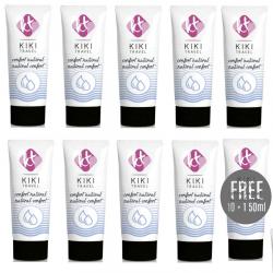 Kikí travel - gel deslizante natural confort 50ml 10 + 1 gratis