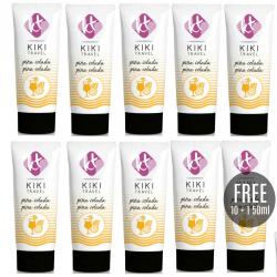 Kikí travel - lubricante sabor a piña colada 50 ml 10 + 1 gratis