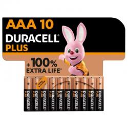 Duracell - plus power 100 alkaline battery aaa lr03 blister * 10