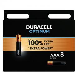 Duracell - optimum pila alcalina aaa lr03 blister*8