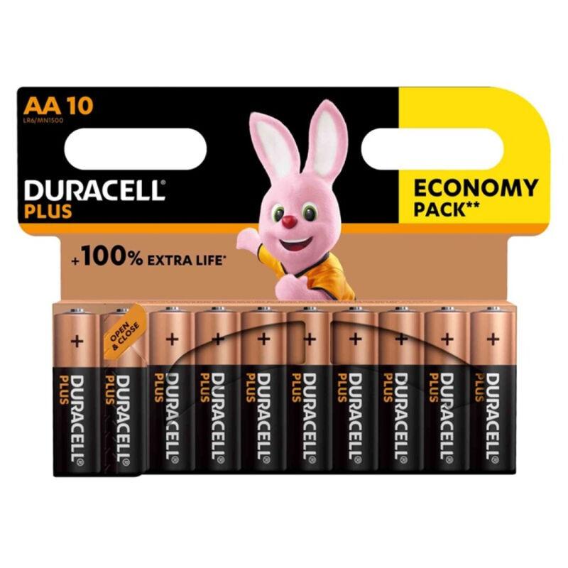 Duracell - plus power 100 pila alcalina aa lr6 blister*10