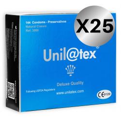 Unilatex - preservativos naturales 144 uds x 25 uds