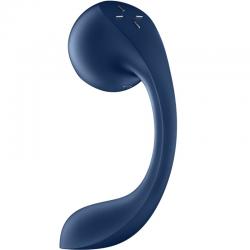 Satisfyer - pro+ wave 4 estimulador punto g & air pulse aplicación gratuita azul oscuro