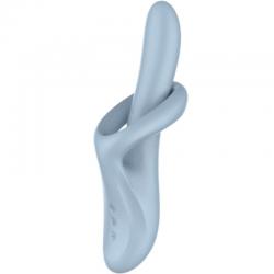 Satisfyer - heat flex 4 vibrador efecto calor 12 vibraciones azul