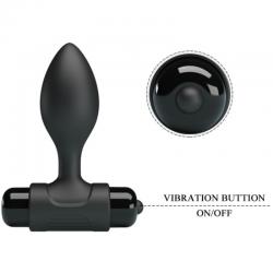 Pretty love - vibra butt plug anal 10 vibraciones negro