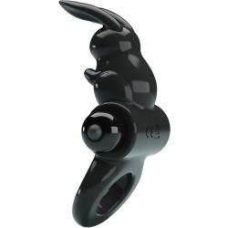 Pretty love - exciting ring anillo vibrador rabbit 10 vibraciones negro