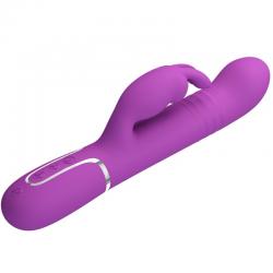 Pretty love - coale vibrador rabbit multifunción 4 en 1 morado