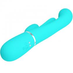 Pretty love - shania triple vibrador rabbit multifunción 3 en 1