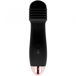 Dolce vita - vibrador recargable tres negro 7 velocidades