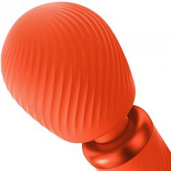 Fun factory - vim wand rumble vibrador recargable silicona naranja