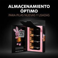 Duracell - optimum 200 pila alcalina aaa lr03 blister*4