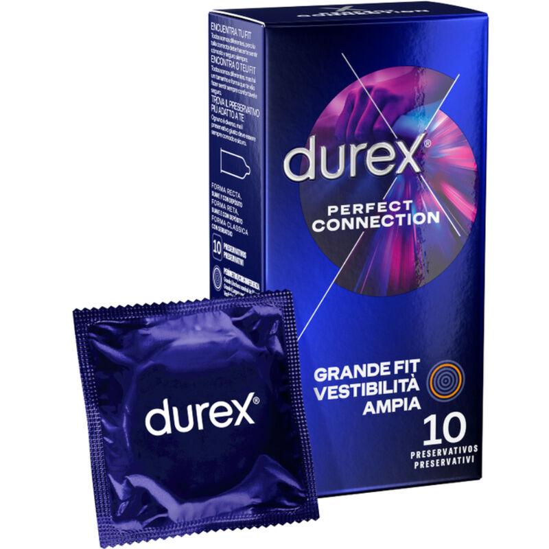 Durex perfect connection extra lubricacion silicona 10 unidades