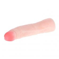 Dildo silicona tacto piel realistico 19cm