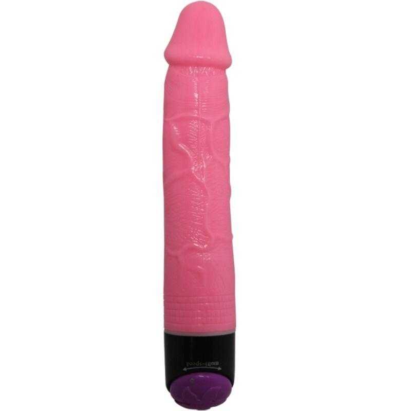 Colorful sex vibrador realistico rosa 23 cm