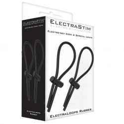 Electrastim rubber electro anillo estimulador pene