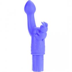 Silicone conejito vibrador kiss lila