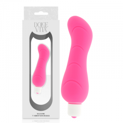 Dolce vita g-spot vibrador silicona rosa