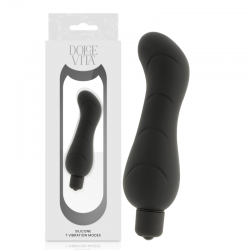 Dolce vita g-spot vibrador silicona negro