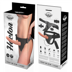 Harness attraction árnes vibrador hector 20 x 3.5cm