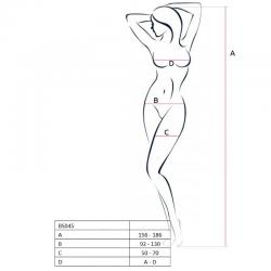 Passion woman bs045 bodystocking negro talla unica