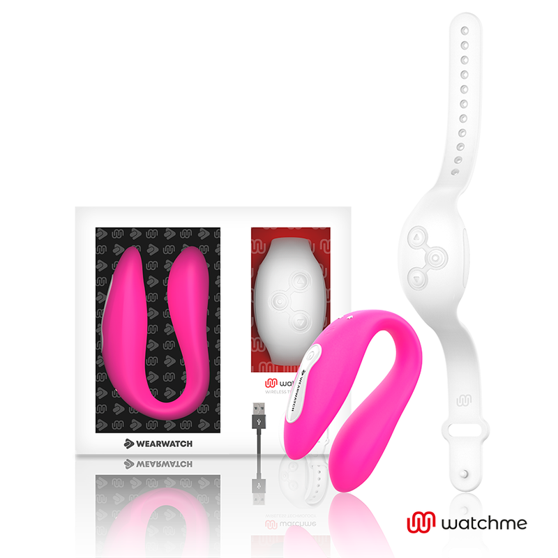 Wearwatch vibrador dual technology watchme fucsia / níveo