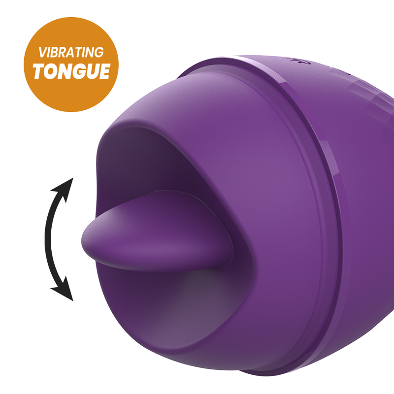 Rewolution rewolingo vibrador con lengua