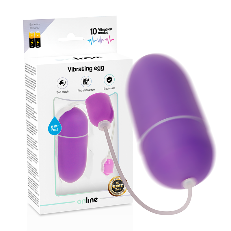 Online huevo vibrador waterproof - lila